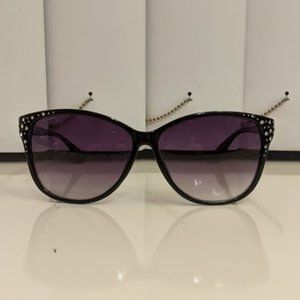 rhinestone studded sunglasses